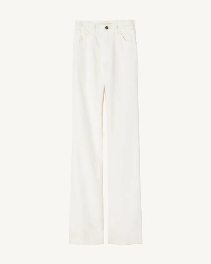 Women Denim Nili Lotan JOAN JEAN Cream