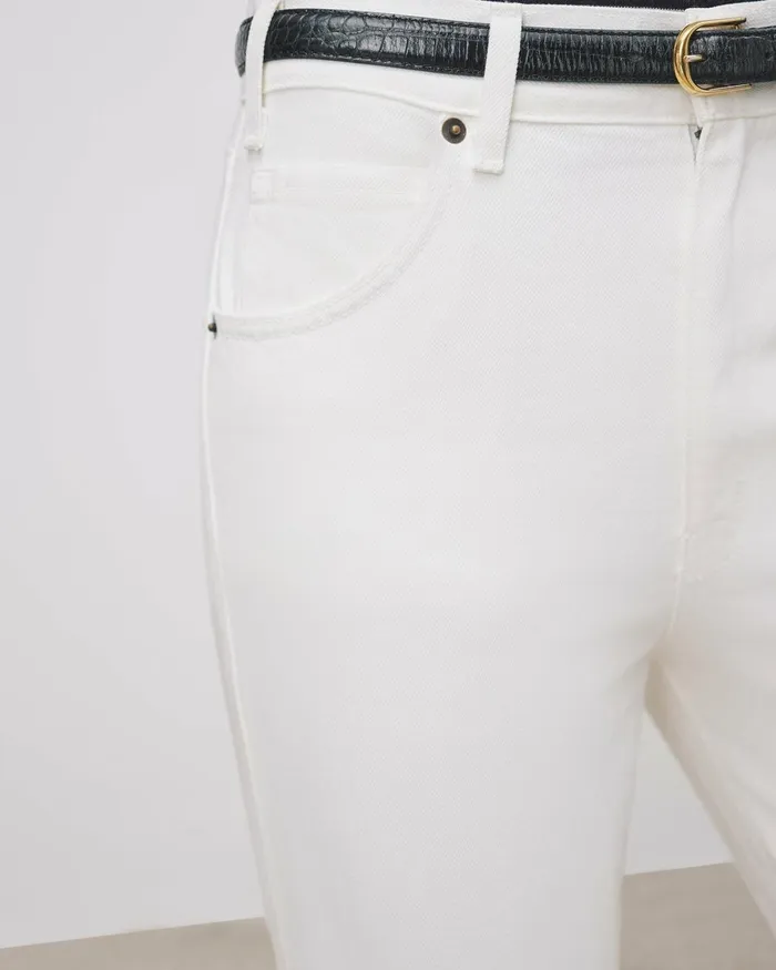 Women Denim Nili Lotan JOAN JEAN Cream