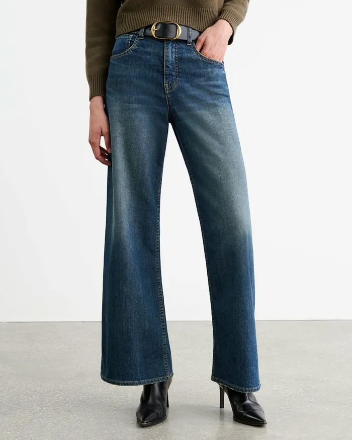 Women Denim Nili Lotan MARLENE JEAN Classic Wash