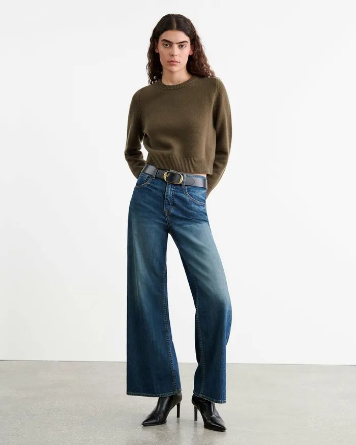 Women Denim Nili Lotan MARLENE JEAN Classic Wash