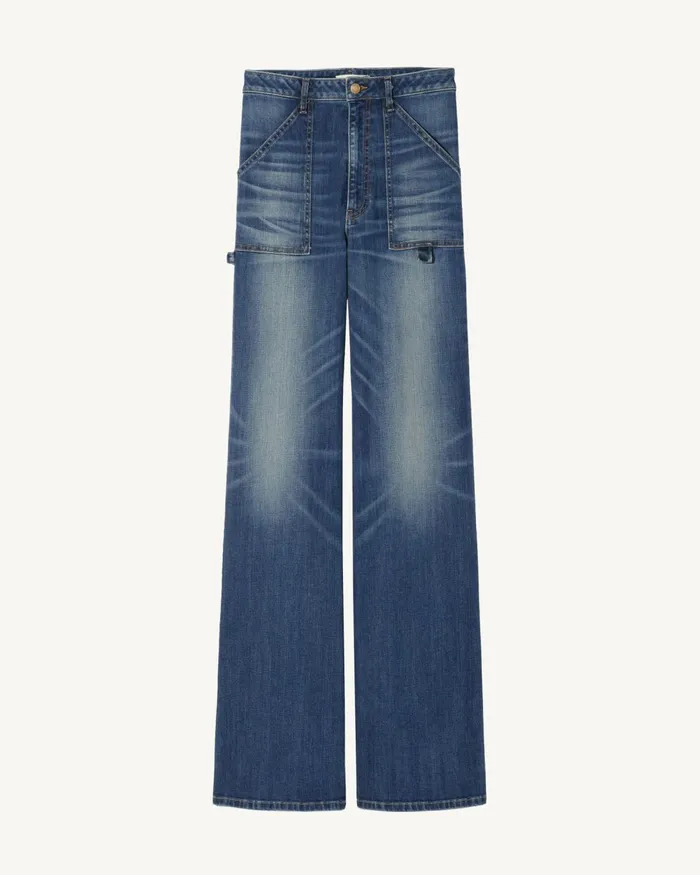 Women Denim Nili Lotan QUENTIN JEAN Classic Wash