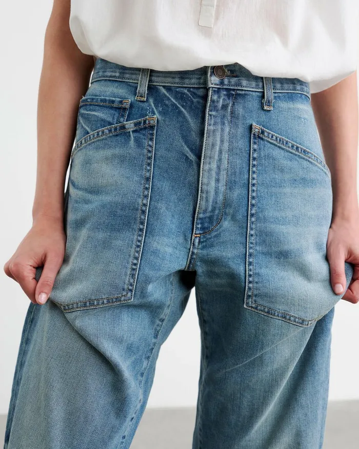 Women Denim Nili Lotan SHON JEAN Classic Wash