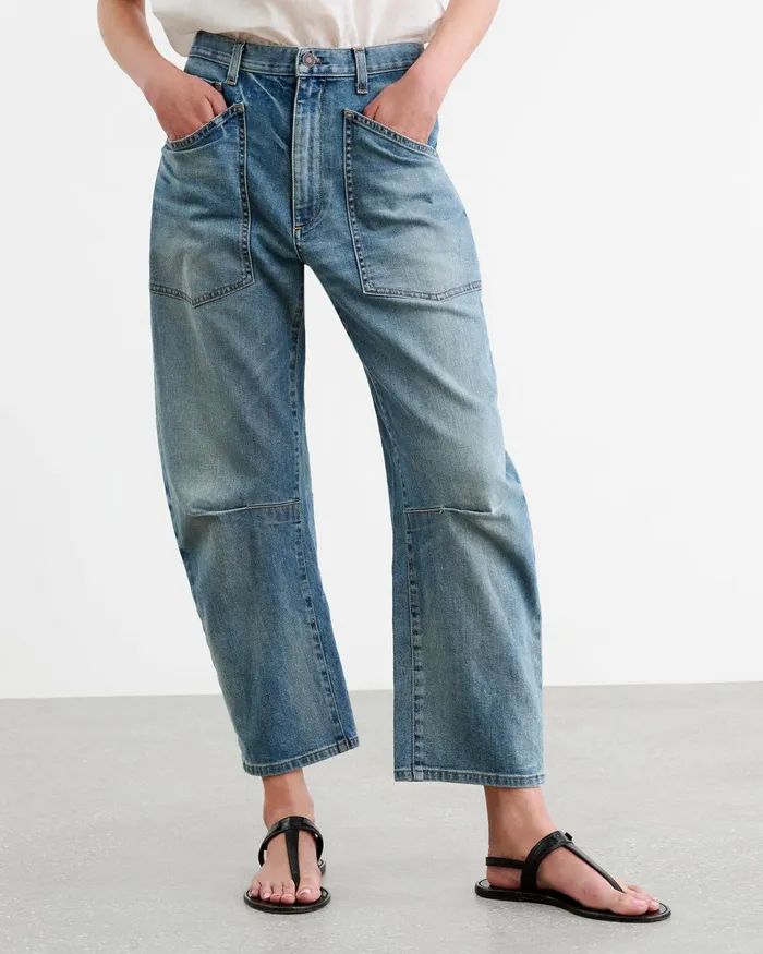 Women Denim Nili Lotan SHON JEAN Classic Wash