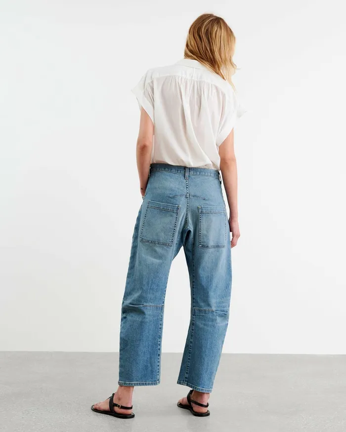 Women Denim Nili Lotan SHON JEAN Classic Wash