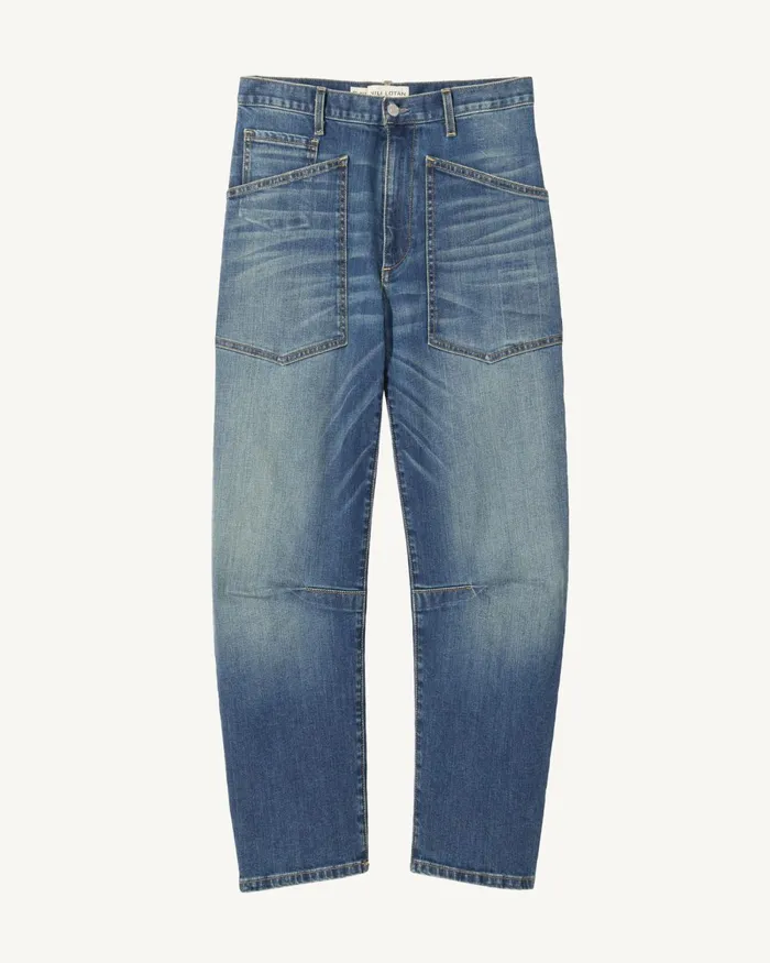 Women Denim Nili Lotan SHON JEAN Classic Wash
