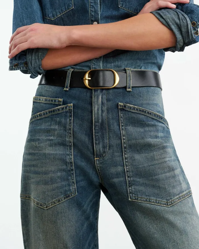 Women Denim Nili Lotan SHON JEAN Classic Wash