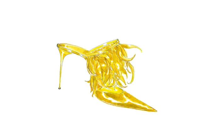 Women Dress Shoes Manolo Blahnik IGINIAGOLD Gold Nappa Leather Feather Detail Mules Women Dress Shoes Manolo Blahnik IGINIAGOLD Gold Nappa Leather Feather Detail Mules