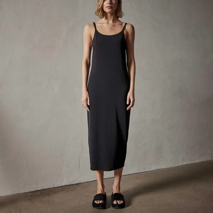 Women DressesJumpsuits James Perse Matte Jersey Tank Dress Black