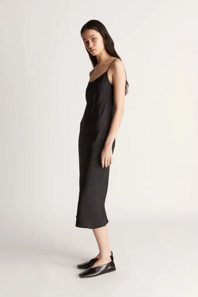 Women Dresses Lee Mathews Eden Slip Dress Black