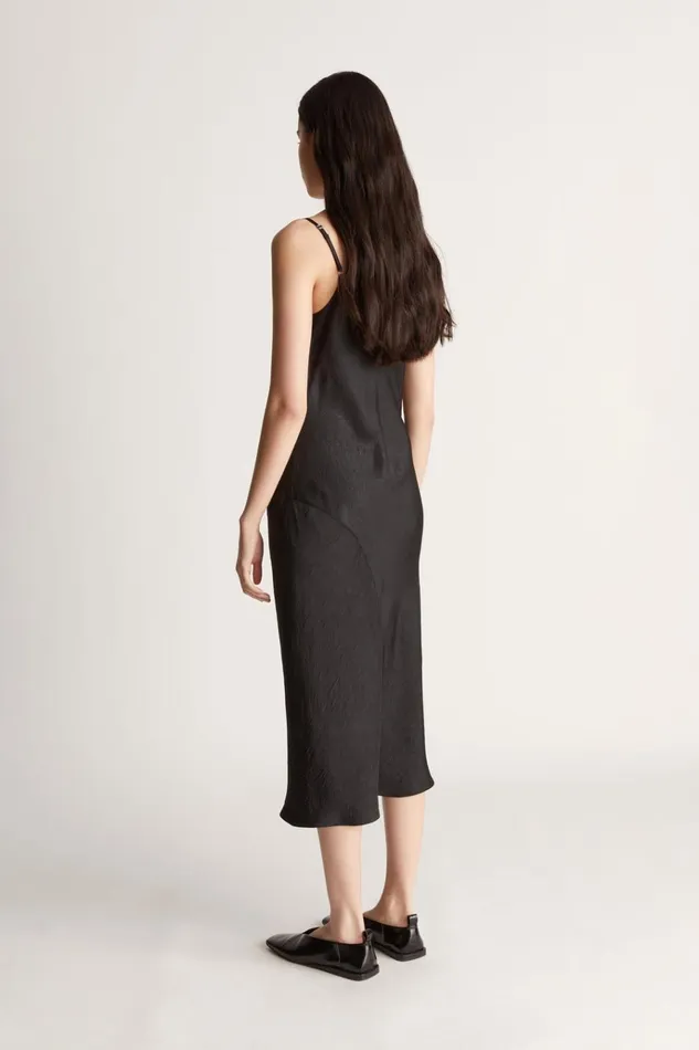 Women Dresses Lee Mathews Eden Slip Dress Black