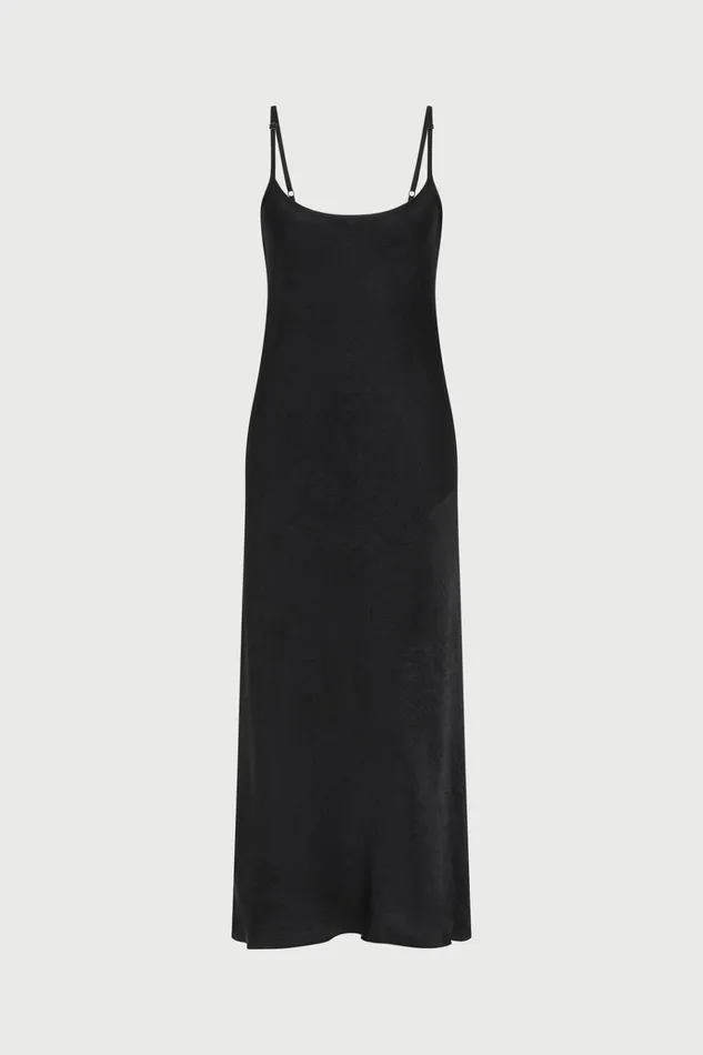 Women Dresses Lee Mathews Eden Slip Dress Black