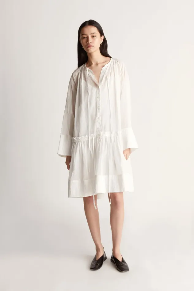 Women Dresses Lee Mathews Theresa Dress White