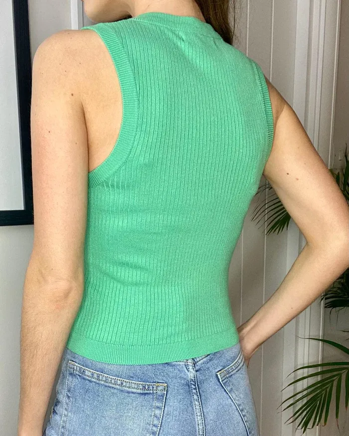Women Green Ribbed Tank Top Green Threadbare Tops Women Green Ribbed Tank Top Green Threadbare Tops