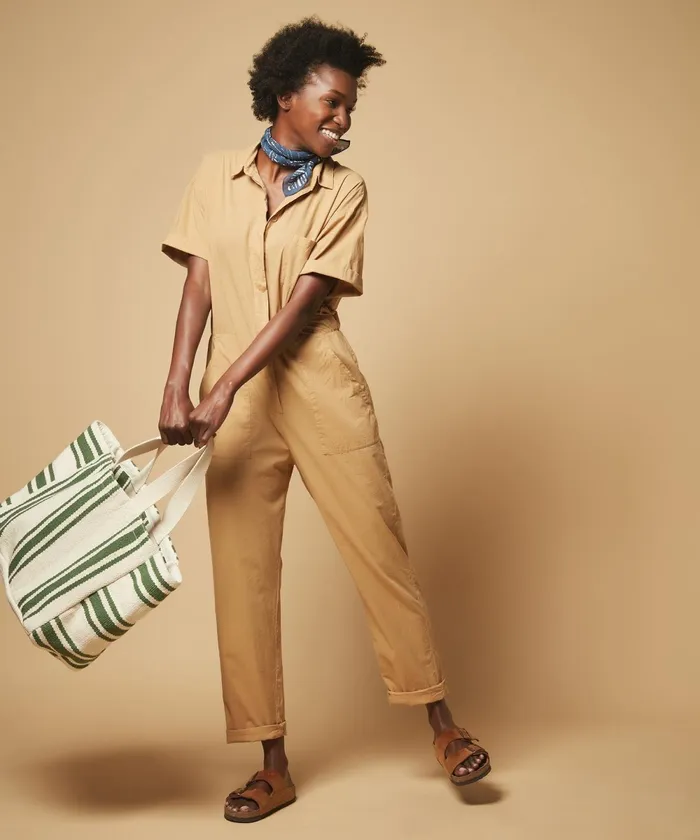 Women Hartford Pants Pepa Jumpsuit Dune Cotton Voile