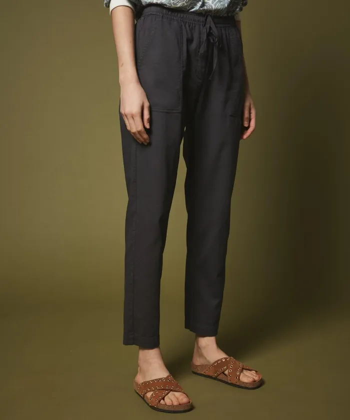 Women Hartford Pants Philemon Graphite Cotton Drill Pants