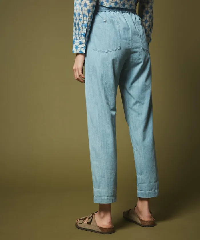 Women Hartford Pants Philemon Indigo Chambray Pants