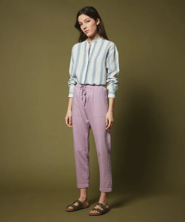 Women Hartford Pants Philemon Orchid Cotton Drill Pants