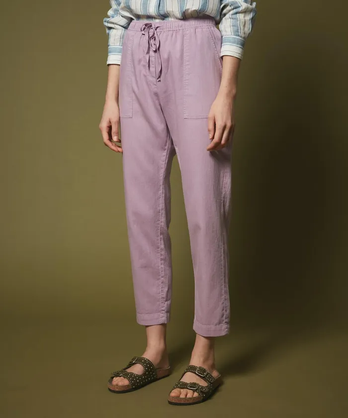 Women Hartford Pants Philemon Orchid Cotton Drill Pants