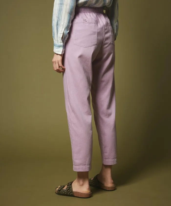 Women Hartford Pants Philemon Orchid Cotton Drill Pants