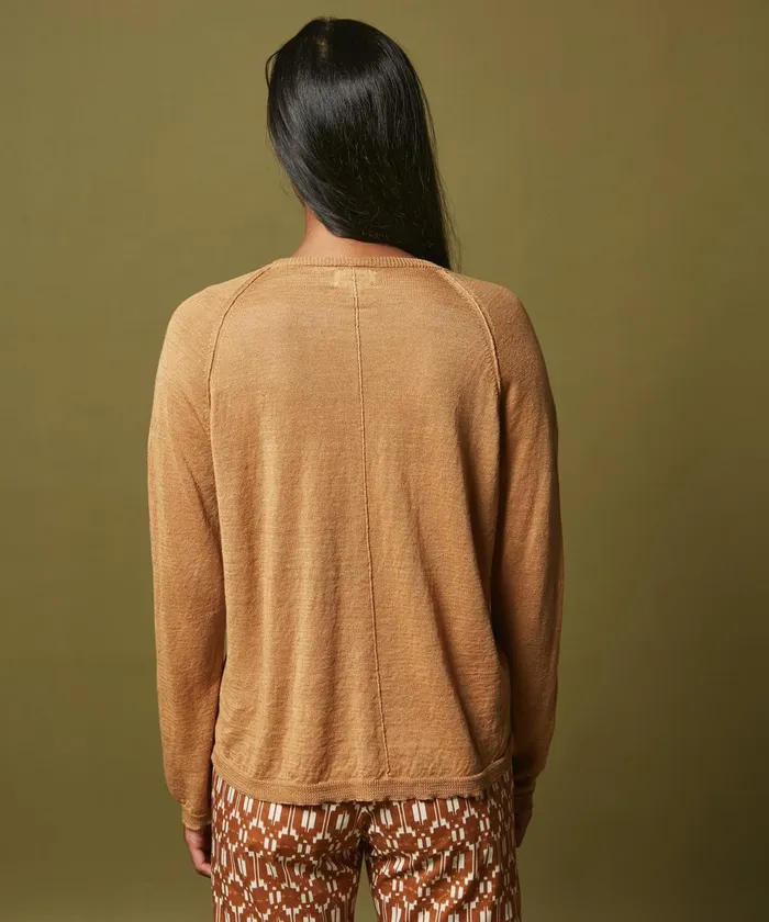 Women Hartford Sweaters Mermoz Dune Linen Cardigan