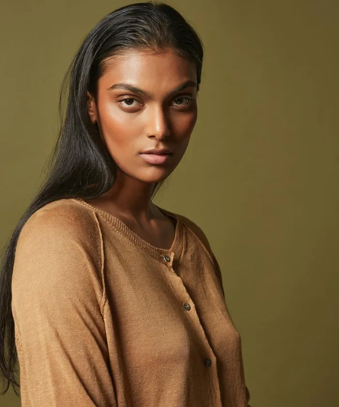 Women Hartford Sweaters Mermoz Dune Linen Cardigan