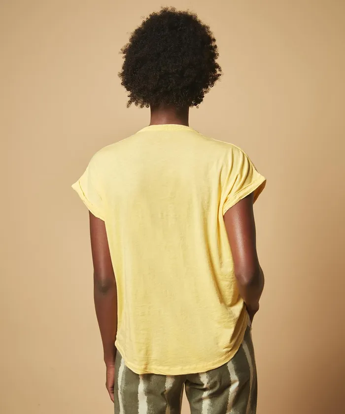 Women Hartford TShirts Double Fabric Lemon Tejjy Shirt