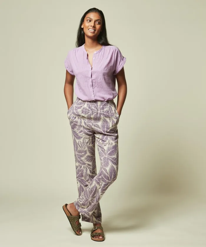 Women Hartford TShirts Double Fabric Orchid Tejjy Shirt