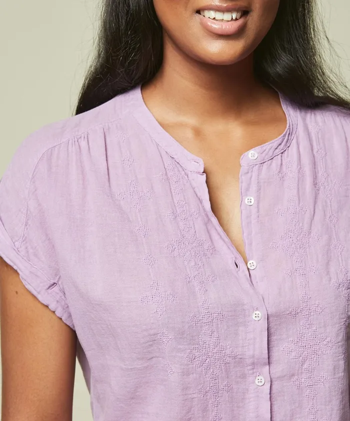 Women Hartford TShirts Double Fabric Orchid Tejjy Shirt