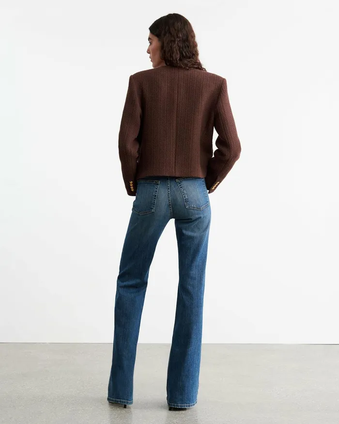 Women Jackets and Blazers Nili Lotan PAIGE JACKET Espresso