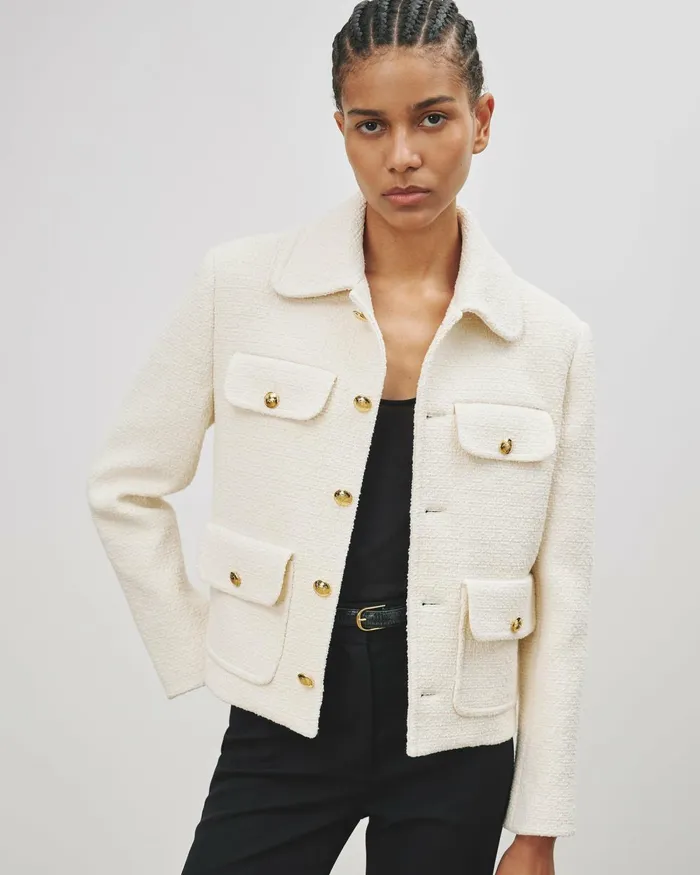 Women Jackets and Blazers Nili Lotan PALOMA JACKET Black