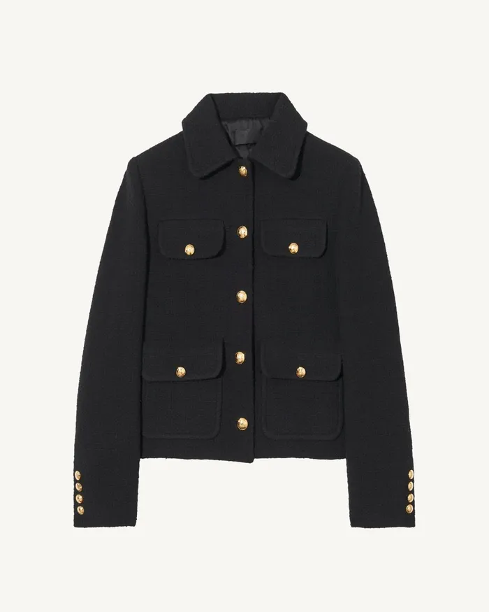 Women Jackets and Blazers Nili Lotan PALOMA JACKET Black