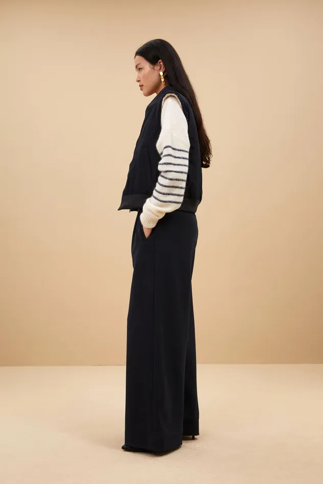 Women Jackets Bybar Aleksi Sleeveless Jacket Midnight