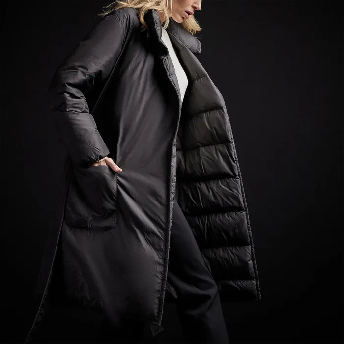 Women JacketsOuterwear James Perse Down Duvet Coat Black