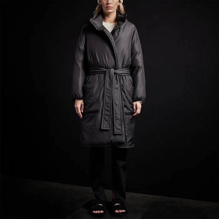 Women JacketsOuterwear James Perse Down Duvet Coat Black