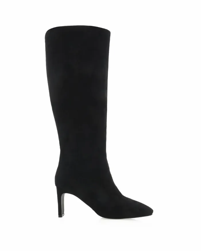 Women Knee High Boots Billini ANTOINETTE 8211 BLACK SUEDEBoots
