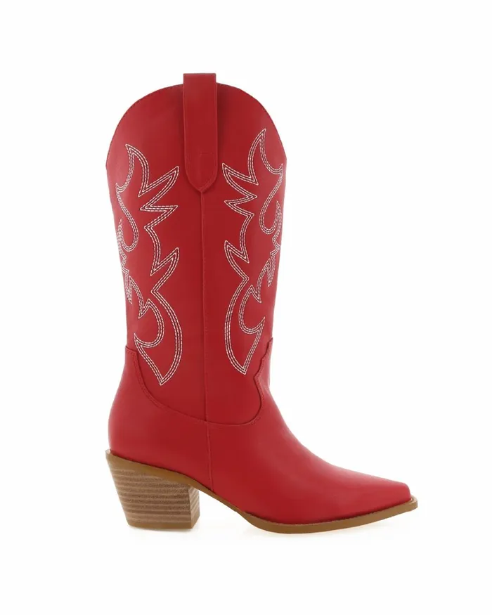 Women Knee High Boots Billini DANARO 8211 SCARLET