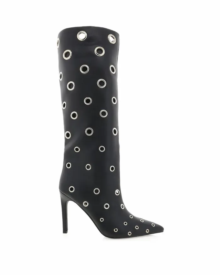 Women Knee High Boots Billini NOELLA 8211 BLACK