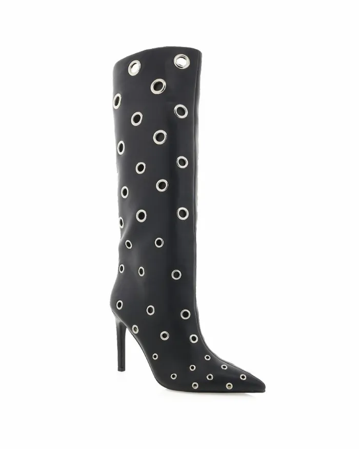 Women Knee High Boots Billini NOELLA 8211 BLACK