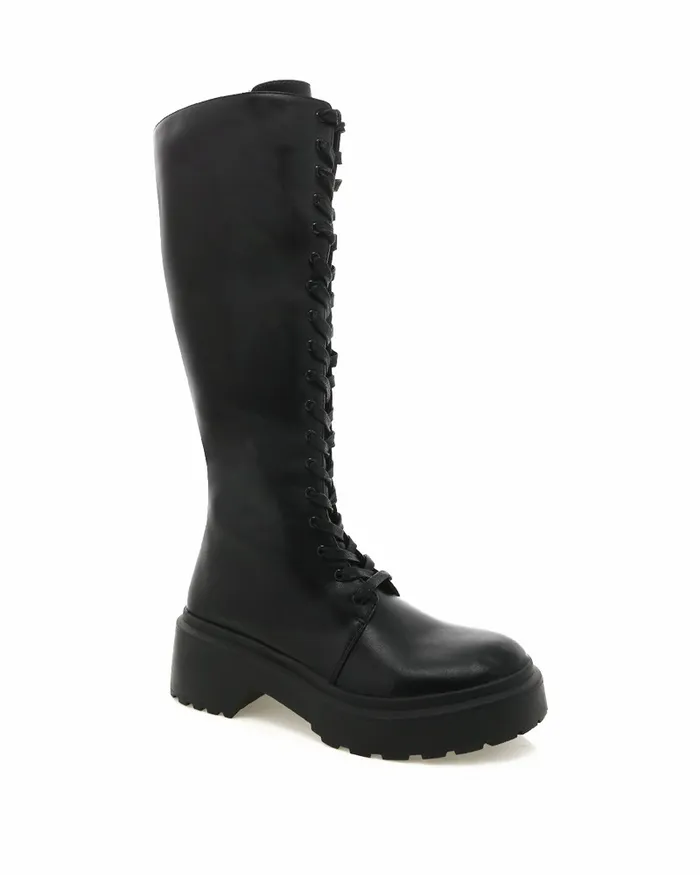 Women Knee High Boots Billini XARLI 8211 BLACK