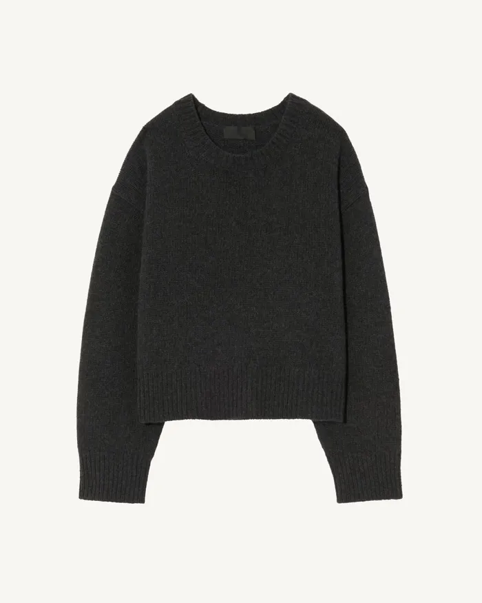 Women Knits and Sweaters Nili Lotan HAISLEY SWEATER Dark Pine