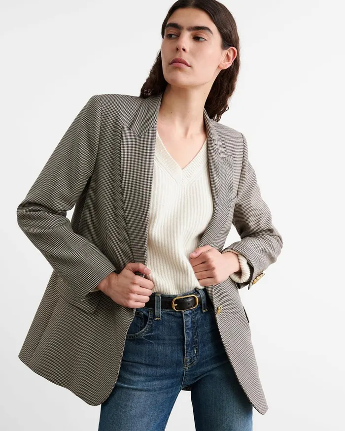 Women Knits and Sweaters Nili Lotan KORINA CASHMERE SWEATER Espresso