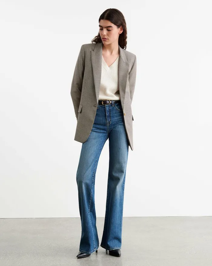 Women Knits and Sweaters Nili Lotan KORINA CASHMERE SWEATER Espresso