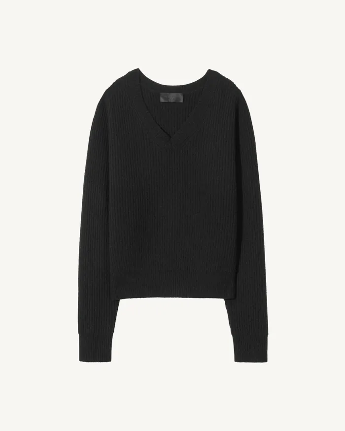 Women Knits and Sweaters Nili Lotan KORINA CASHMERE SWEATER Espresso