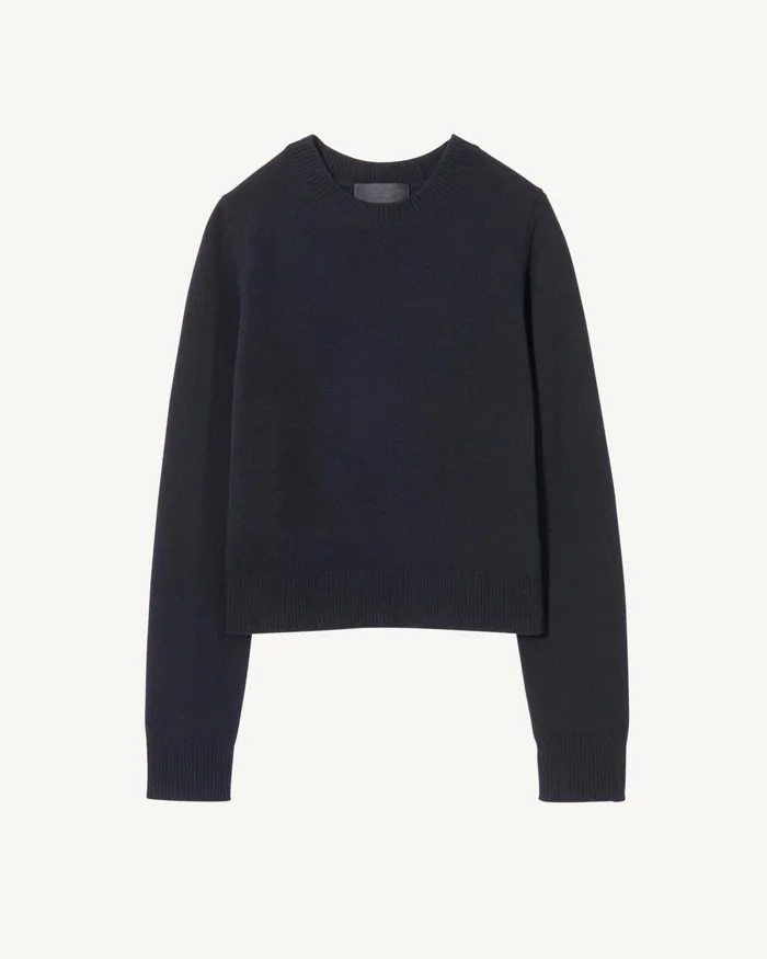 Women Knits and Sweaters Nili Lotan VENUS SWEATER Dark Navy