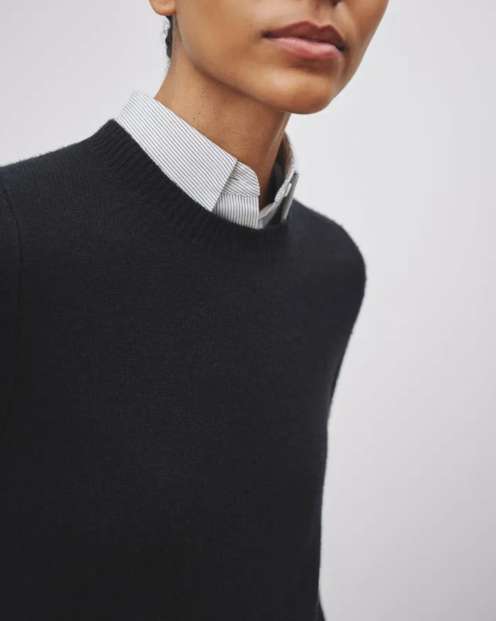 Women Knits and Sweaters Nili Lotan VENUS SWEATER Dark Navy