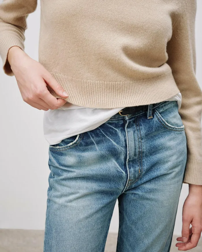 Women Knits and Sweaters Nili Lotan VENUS SWEATER Dark Navy