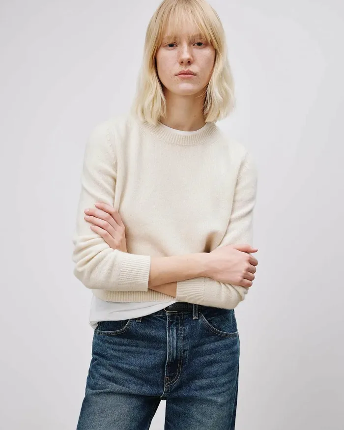 Women Knits and Sweaters Nili Lotan VENUS SWEATER Dark Navy
