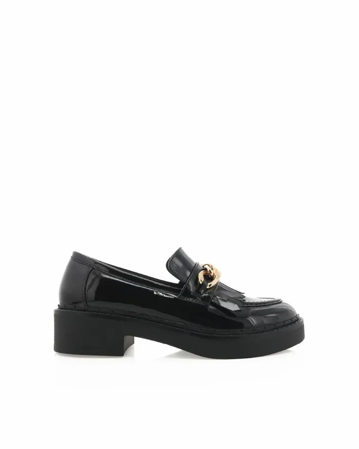 Women Loafers Billini CHRISTIAN 8211 BLACK PATENT 8211 Flats 8211 BILLINI USA