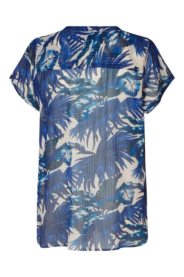 Women Lollys Laundry Blouses Tshirts HeatherLL Top SS Blue