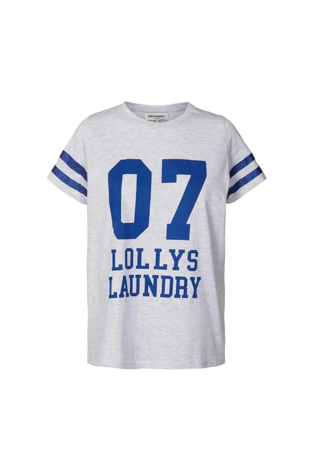 Women Lollys Laundry Blouses Tshirts Roma Tee Light Grey Melange